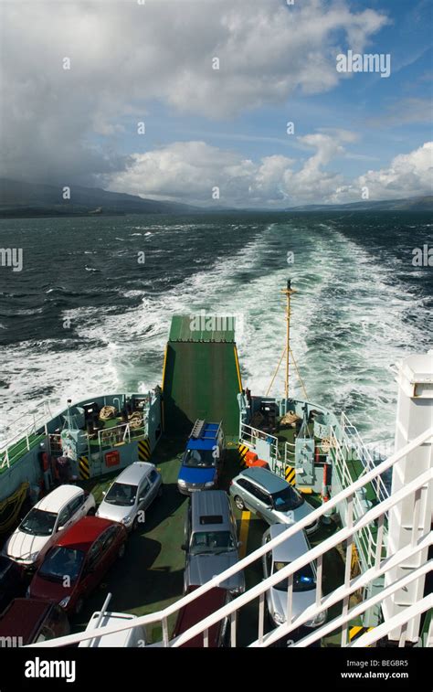 Car and passenger ferry from the Outer Hebrides to Oban, Scotland Stock ...