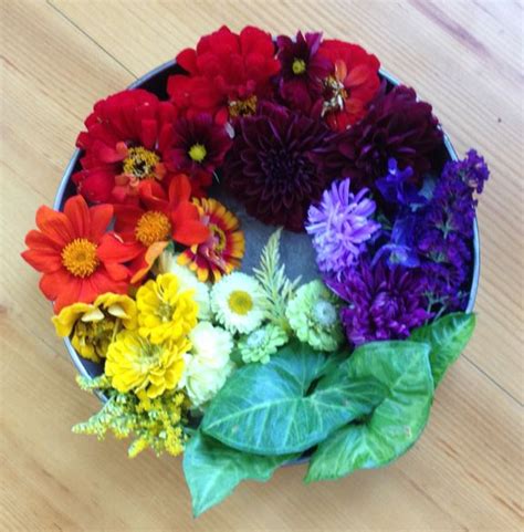 Color wheel in blooms | Flower arrangements, Color, Floral arrangements