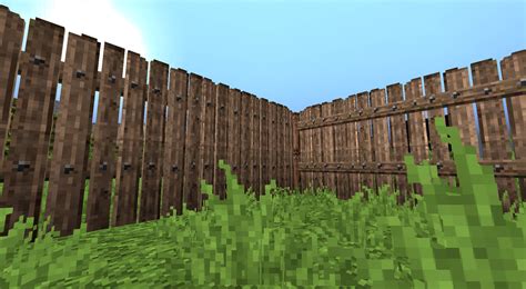 3D Model Fence : Minecraft