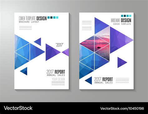 Cover design document template Royalty Free Vector Image