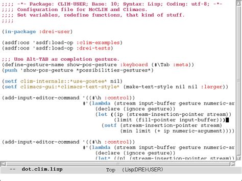 Climacs - a Common Lisp Emacs implementation