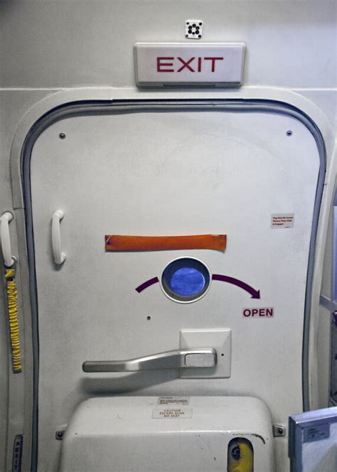 Emergency Exit Door on an Airplane | ClipPix ETC: Educational Photos ...