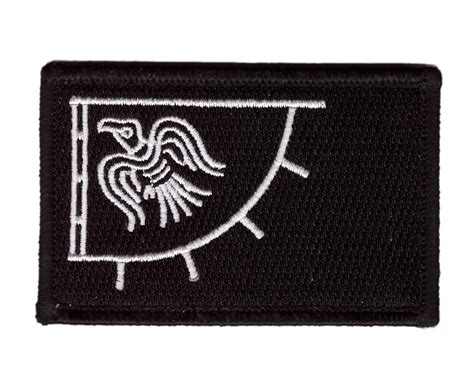 Odin's Raven Flag Patch (Embroidered Hook) (Black/White) – MILTACUSA