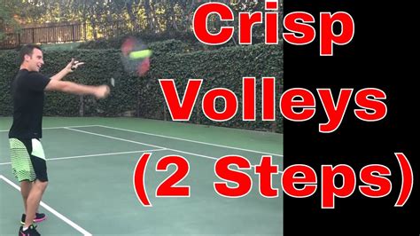 2 Steps to Consistent Tennis Volleys | Volley Technique - YouTube