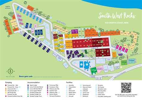 Park map - NRMA South West Rocks Holiday Resort