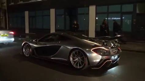 FULL CHROME McLaren P1 RACE MODE in London - YouTube