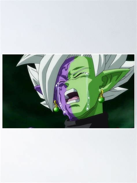 "Zamasu Crying" Poster by roach-commodity | Redbubble