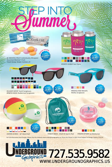 Show off your brand in style this summer. #summerpromotionalproducts #summerpromos # ...