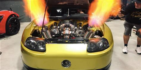 This 2800-HP Turbo V-8 Supra Is the King of Flames