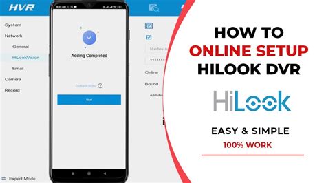 How to online setup hilook dvr to mobile phone | hilook dvr online mobile - YouTube