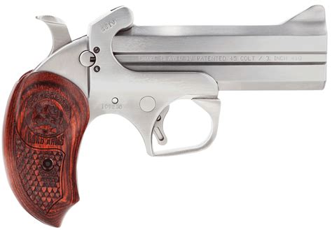 Bond Arms BASS4 Snakeslayer IV 45 Colt (LC) 2rd 4.25″ Barrel Stainless Metal Finish Blade Front ...