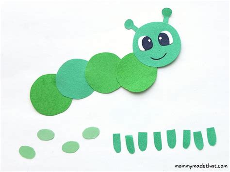 Cute Paper Caterpillar Craft (With Free Template!)