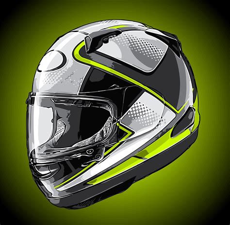 cool white green helmet vector 8669056 Vector Art at Vecteezy