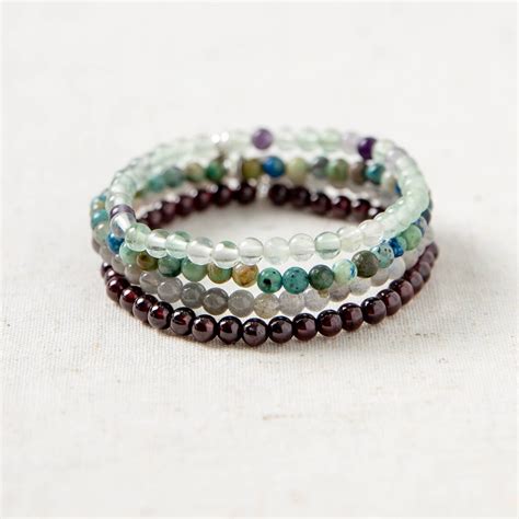 Capricorn Gemstone Bracelet Set | Tiny Rituals