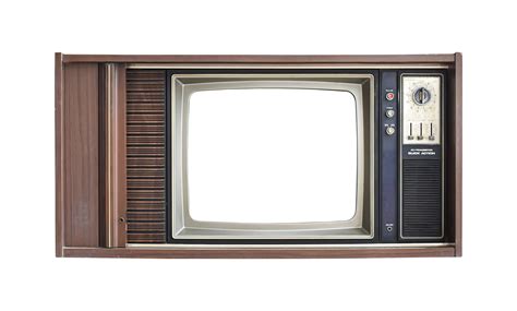 Old Vintage Tv With Blank Transparent Screen And Back - vrogue.co