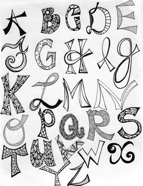 mix and match fonts | | Hand lettering alphabet, Typography hand drawn ...