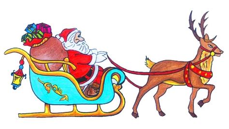 Santa Claus Drawing - Easy Step By Step - Cool Drawing Idea | Santa ...