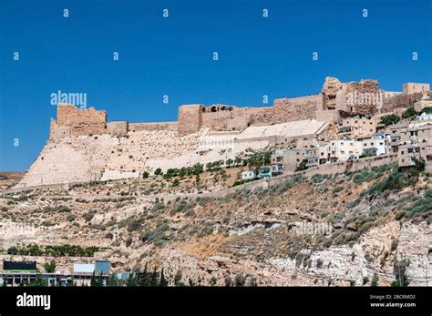 ruins of kerak castle, jordan Stock Photo - Alamy