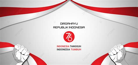 17 Agustus Hut Ri Ke 76 Tahun Backround Merah Putih Dirgahayu Indonesia ...