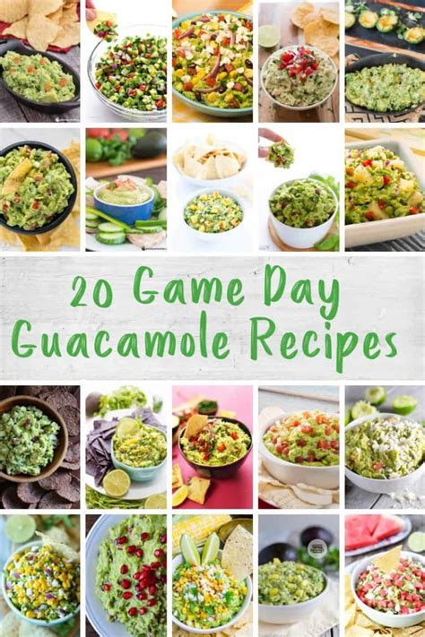 20 Game Day Guacamole Recipes - Healthy Family Project