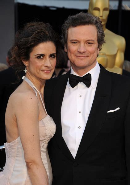 Hollywood All Stars: Colin Firth with Wife Pics