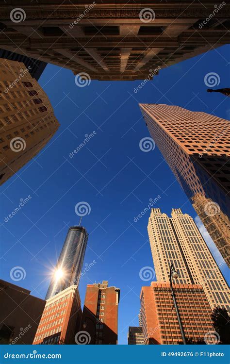 Downtown Atlanta, Georgia stock photo. Image of architecture - 49492676