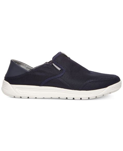 Rockport Men's Randle Mesh Slip-on Sneakers in Navy (Blue) for Men - Lyst