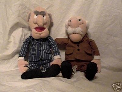 DISNEY MUPPETS STATLER AND WALDORF PLUSH TOYS NEW FUN! | #23554110