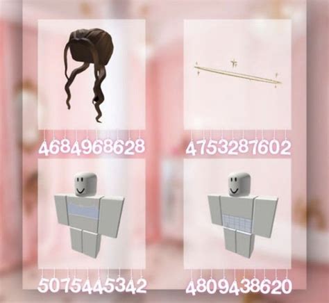 Roblox Aesthetic Clothes Codes