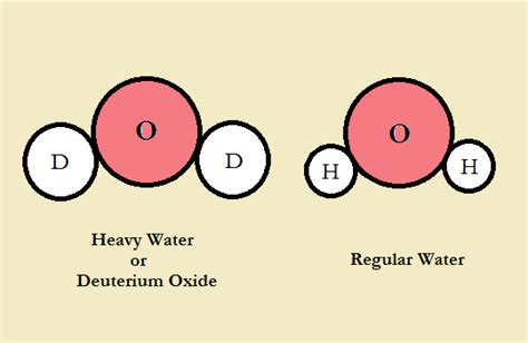 Heavy Water (Deuterium Oxide) –vs.– Regular (Tap) Water