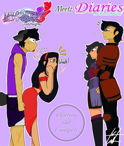 Mystreet meets MCDiaries (Aphmau Fanart) | Aphmau, Aphmau pictures, Aphmau characters