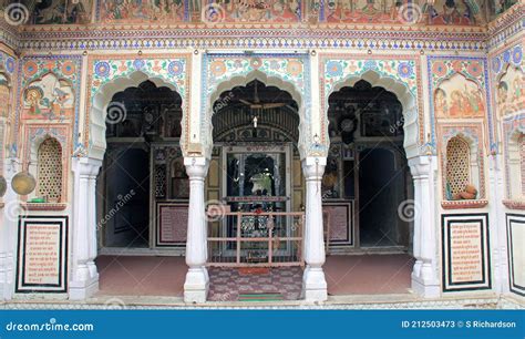 Inside the Raghunath Temple Stock Image - Image of ceilings, rajasthan ...