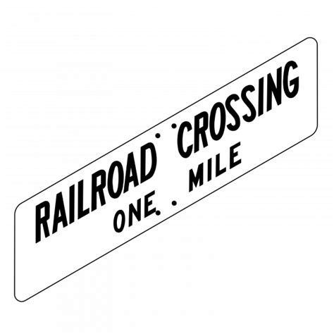 Railroad Crossing Warning Sign - Asheville District Feeds and ...