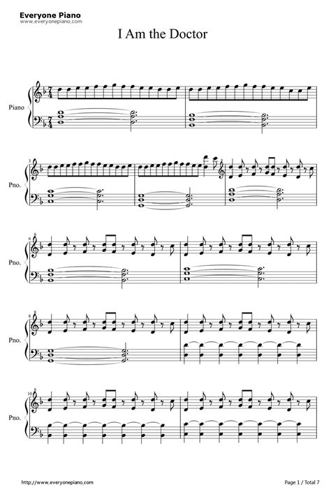 Dr Who Theme Song Piano Sheet Music - Theme Image