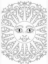 Sun Moon Stars Celestial Spiral Notebook By Tabitha Barnett  sketch template