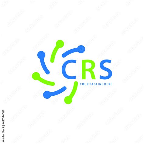 CRS logo design initial creative letter on white background. CRS vector logo simple, elegant and ...