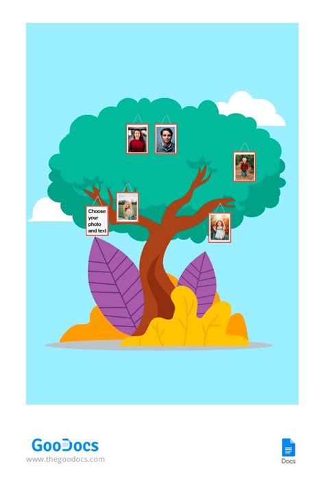 Free Incredibly Colorful Family Tree Template In Google Docs