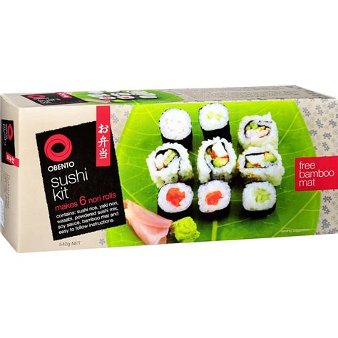 Calories in Obento Japanese Sushi Kit Calorie Counter Australia