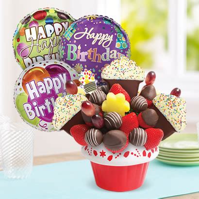 Delicious Wishes Birthday Gift Basket | Edible Arrangements