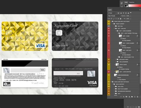 Free Bank Card (Credit Card) PSD Template + Donation & Premium Versions - ZAMARTZ