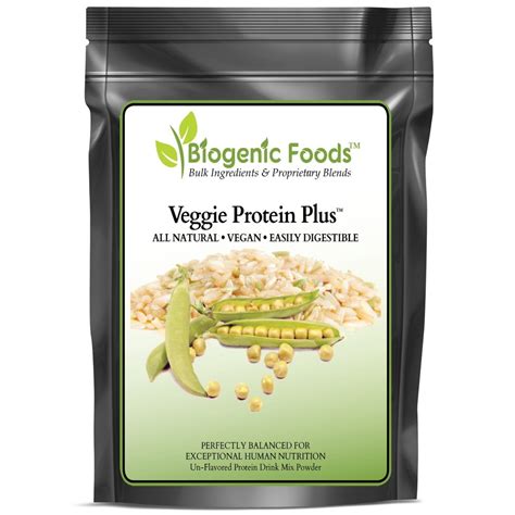 Veggie Protein Plus™ - Organic Brown Rice & Non-GMO Yellow Pea Vegetable Protein Powder (2.5 lb ...