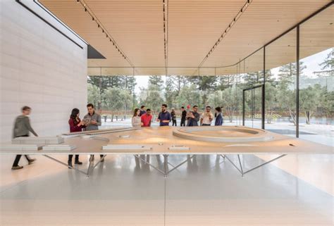 Apple Park Visitor Center, designed by Foster + Partners, opens to the ...