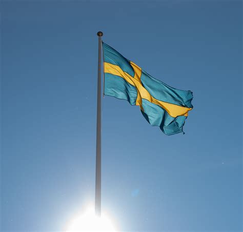 The National Flag of Sweden · Free Stock Photo