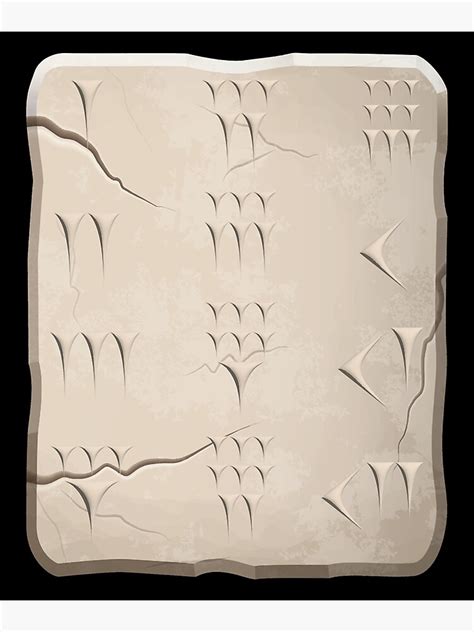 "Sumerian Numbers" Poster for Sale by JianGong | Redbubble