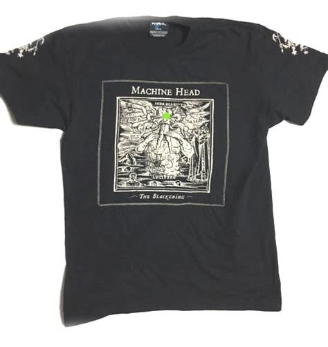 【目立った傷や汚れなし】MACHINE HEAD THE BLACKENING JAPAN TOUR 2008 TEE Tシャツ S マシーン ...