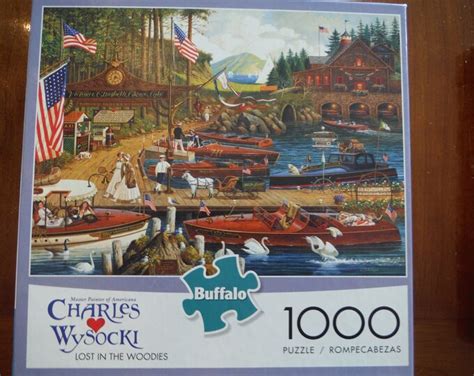 Buffalo Games Charles Wysocki 1000 Piece Puzzle Lost in the Woodies ...