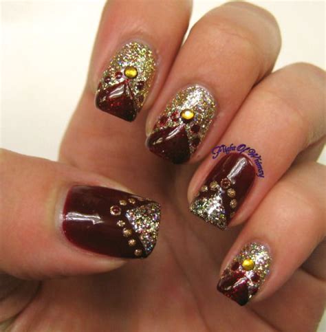 Glitzy and Gold | Glamour nails, Birthday nails, Nail design inspiration