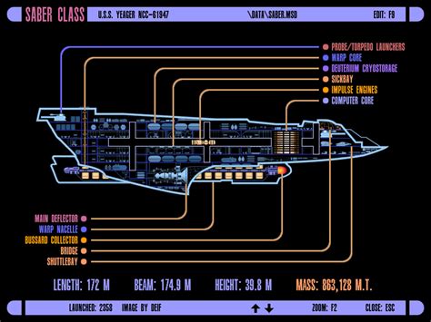 Uss yeager- Saber Class starship Minecraft Project