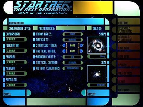 Star Trek: The Next Generation - Birth of the Federation Screenshots for Windows - MobyGames