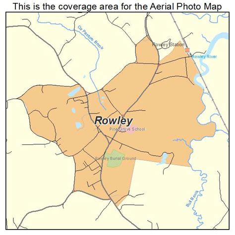 Aerial Photography Map of Rowley, MA Massachusetts